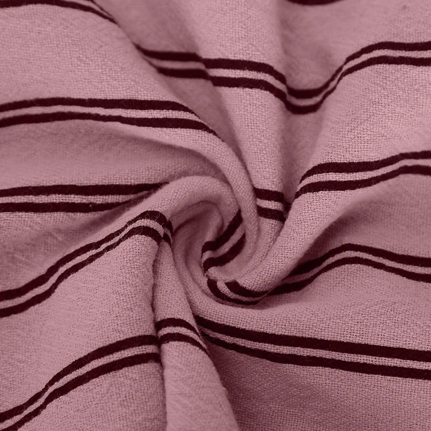 2025 Women Striped Wide Leg Pant Casual Drawstring Waist Pant Baggy Contrast Lounge Sleepwear Straight Leg Trouser