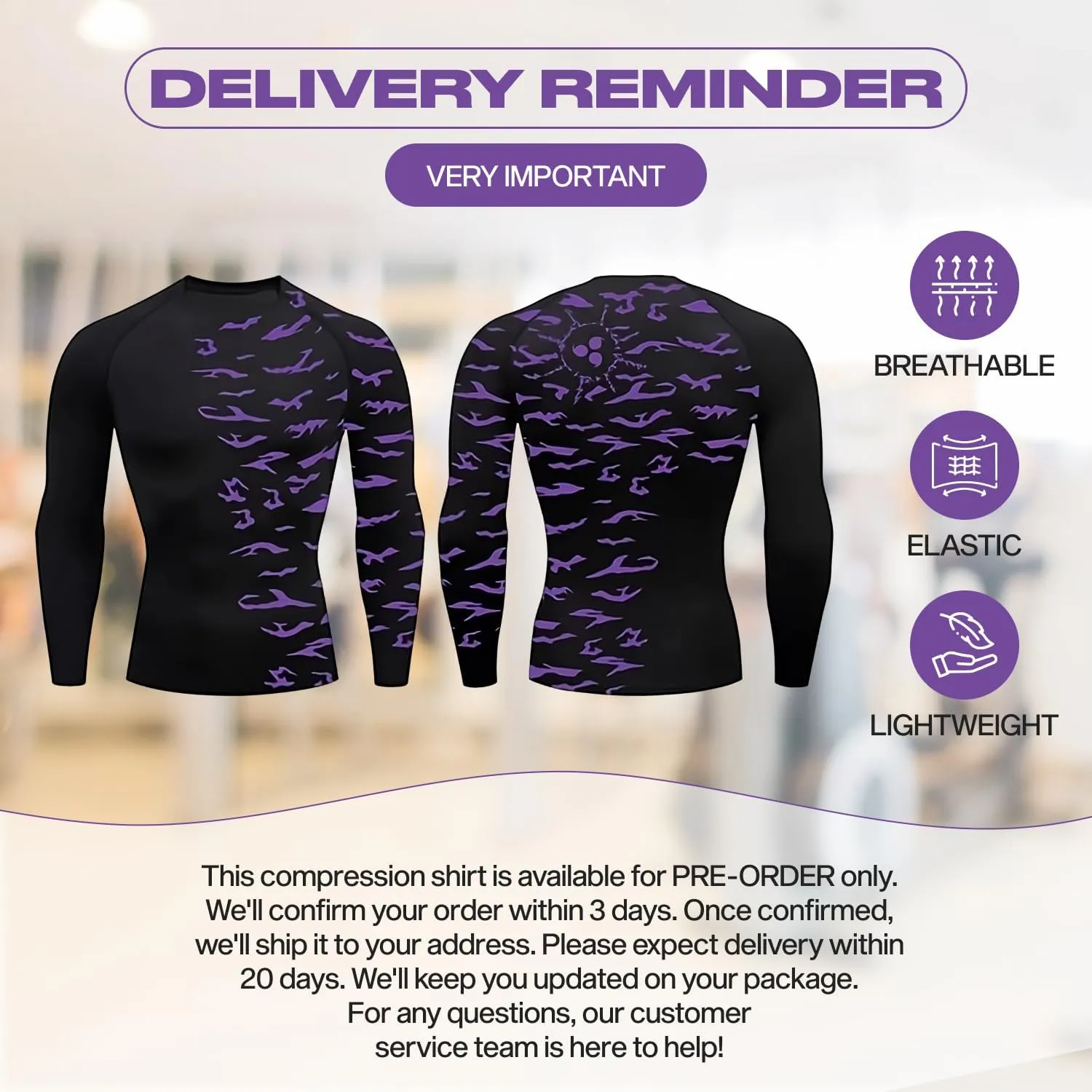Anime Compression Shirts for Men - Gym Tshirt Wear Athletic Basketball Running Undershirt Workout Gear Top Shirt
