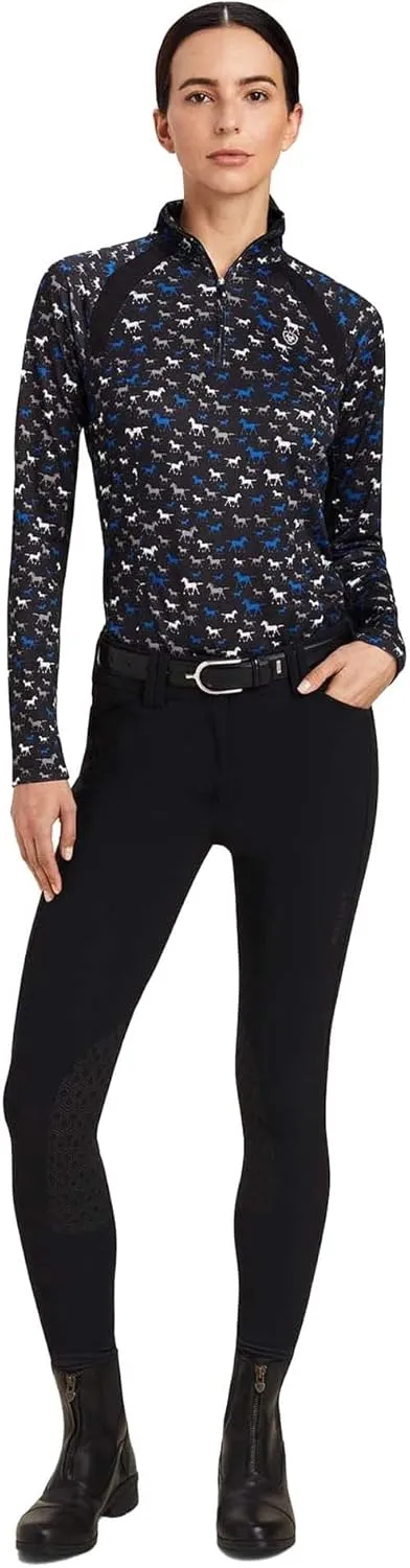 ARIAT Women's Sunstopper 2.0 1/4 Zip Baselayer