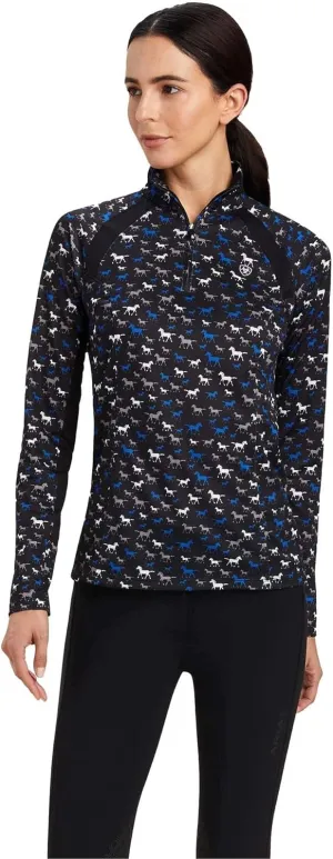 ARIAT Women's Sunstopper 2.0 1/4 Zip Baselayer
