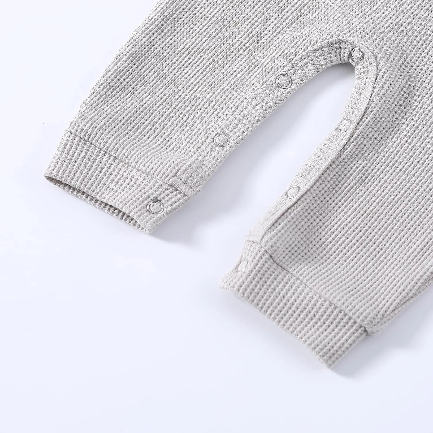 Baby Boys Girls 2 Pack Solid Romper Ribbed Long Sleeve One-Piece Knit Cotton Jumpsuit Outfits Clothes