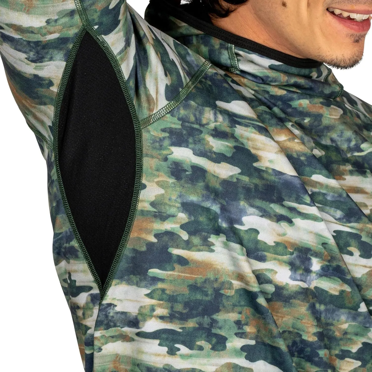 BLACKSTRAP Men's Summit Base Layer Hoodie Long Sleeve, Full Contoured Hood, Maximum Warmth and Comfort, [insert color]