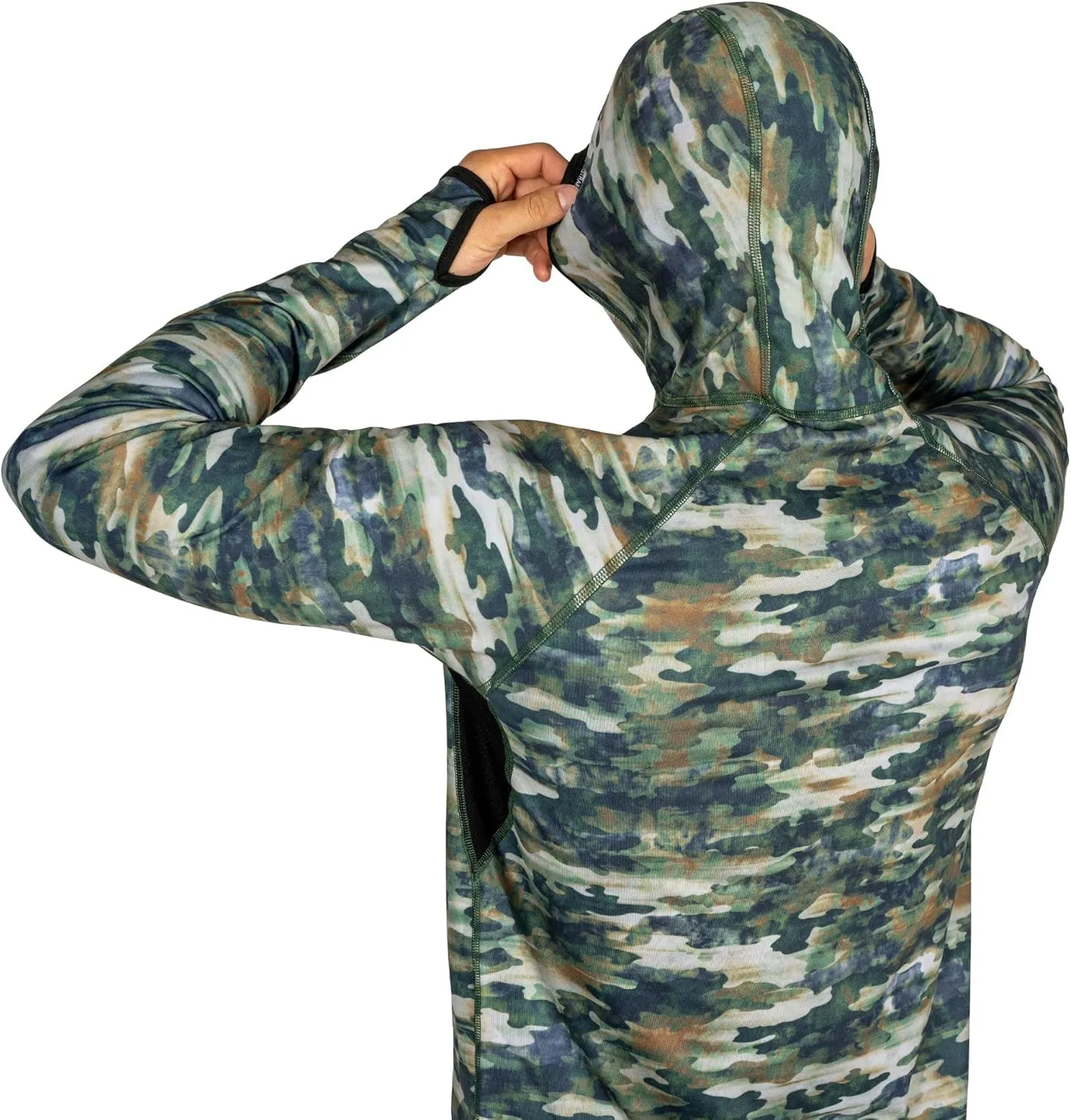 BLACKSTRAP Men's Summit Base Layer Hoodie Long Sleeve, Full Contoured Hood, Maximum Warmth and Comfort, [insert color]