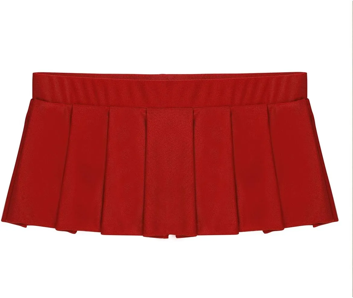 CHICTRY Women's Schoolgirl Pleated Miniskirt Cosplay Lingerie Sleepwear