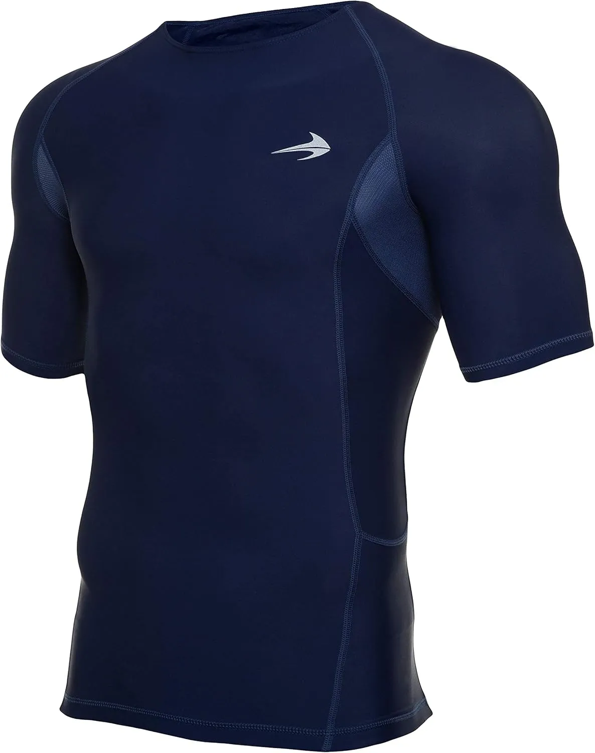 CompressionZ Men's Compression Shirt - Athletic Base Layer for Workouts Running Dry Fit Athletic Training