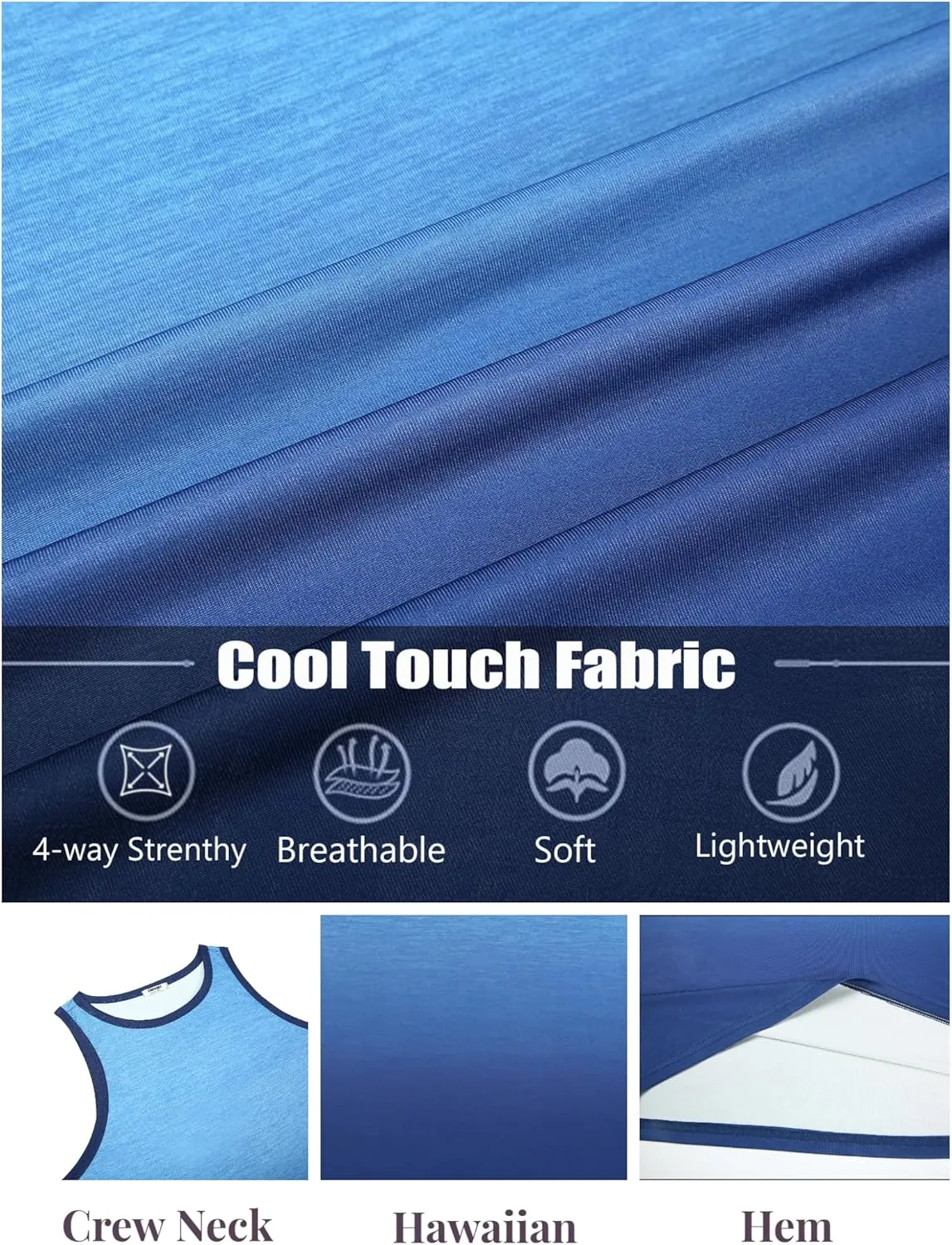 COOFANDY Mens Tank Tops Beach Summer Sleeveless Graphic T Shirts Palm Tree Vacation Quick Dry Muscle Gym Tank