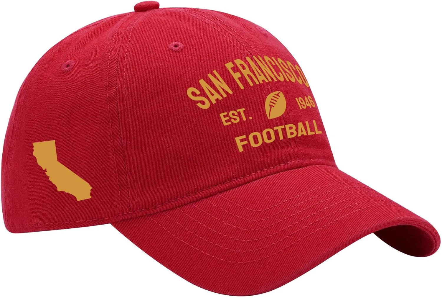 Embroidered US Cities Trucker Hat Adjustable Football Fans Baseball Cap Gifts Cotton Hat for Men Women