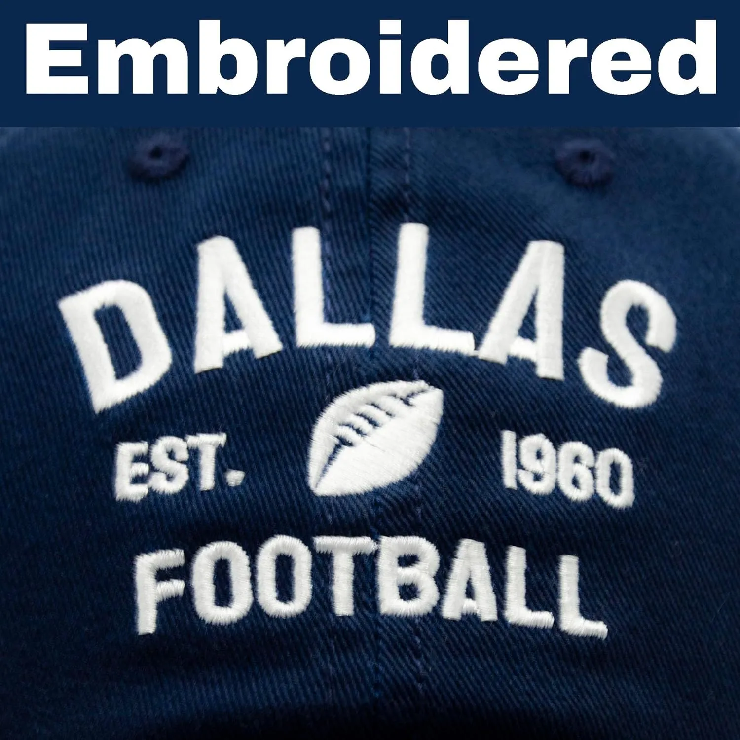 Embroidered US Cities Trucker Hat Adjustable Football Fans Baseball Cap Gifts Cotton Hat for Men Women