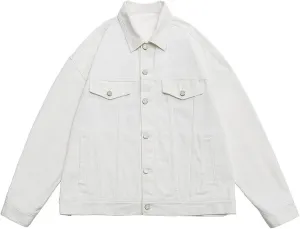 Heavy Denim Jacket Men's Workwear Coat