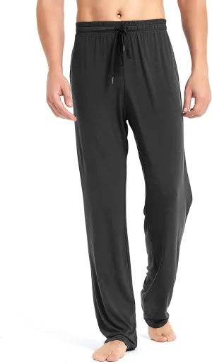 Idtswch 32/34/36/38 Long Inseam Men's Tall Extra Long Pajama Pants,Lounge Jogger Yoga Pants,Sleepwear with Pockets for Men