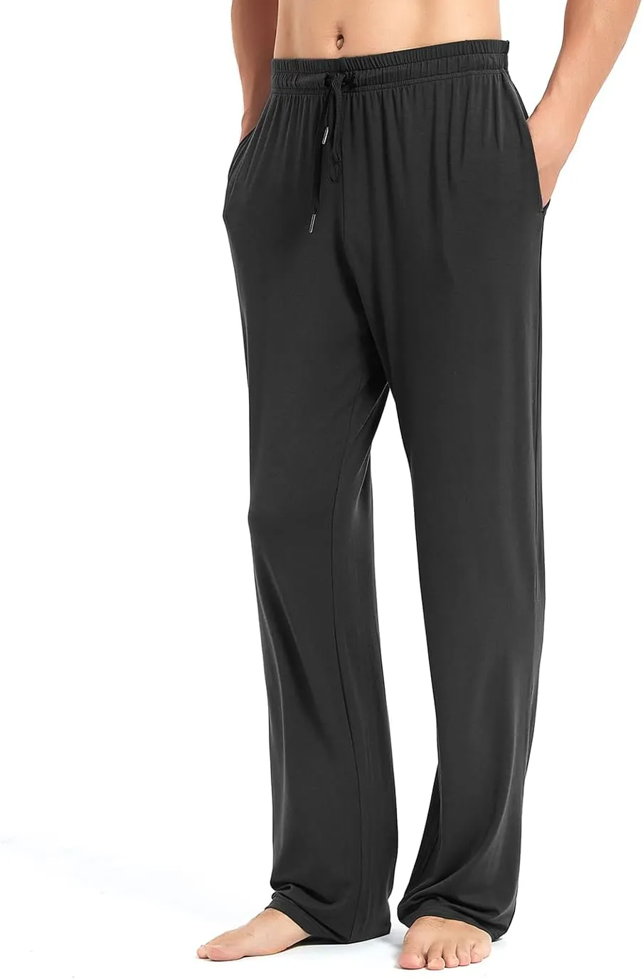 Idtswch 32/34/36/38 Long Inseam Men's Tall Extra Long Pajama Pants,Lounge Jogger Yoga Pants,Sleepwear with Pockets for Men