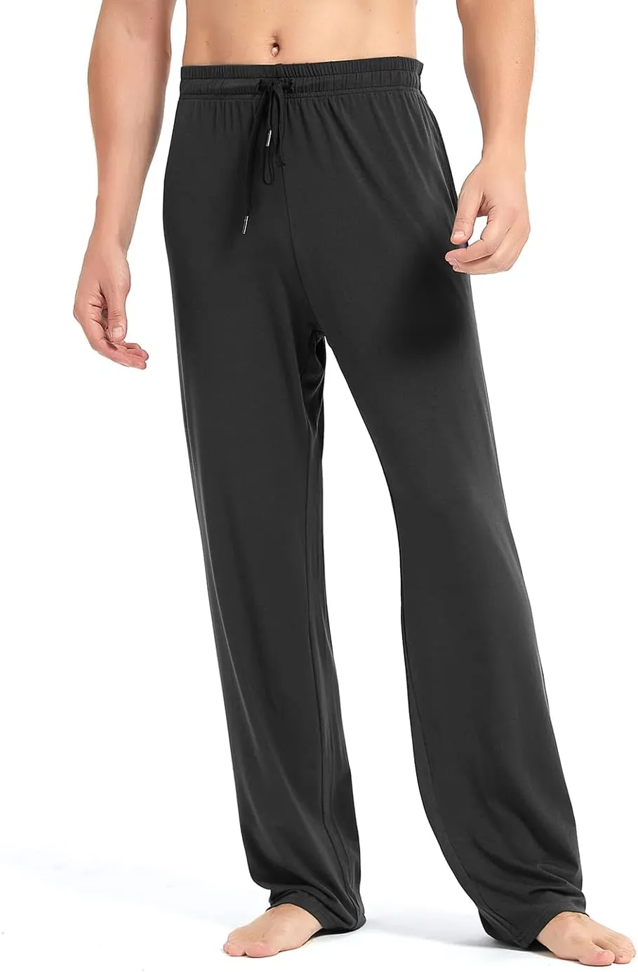 Idtswch 32/34/36/38 Long Inseam Men's Tall Extra Long Pajama Pants,Lounge Jogger Yoga Pants,Sleepwear with Pockets for Men