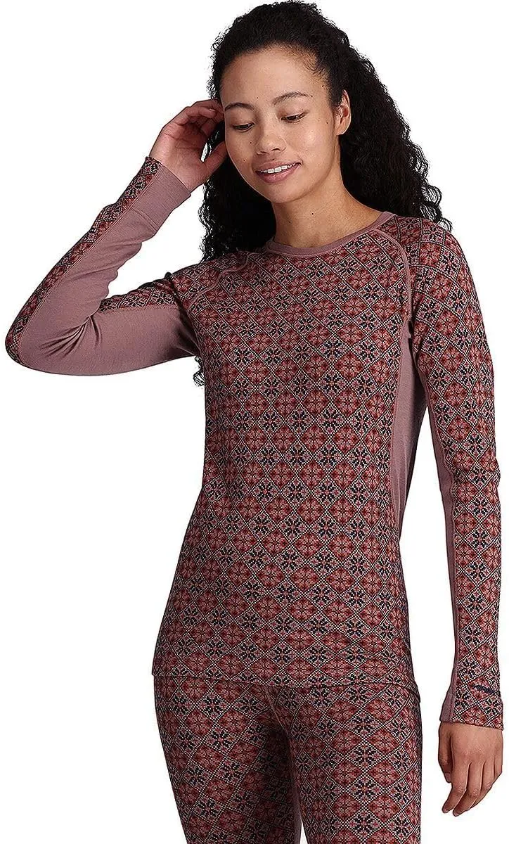 Kari Traa Rose Light Baselayer Women's Base Layer Long Sleeve Top - 100% Merino Wool Fitted Long Sleeve Knit Thermal Shirt