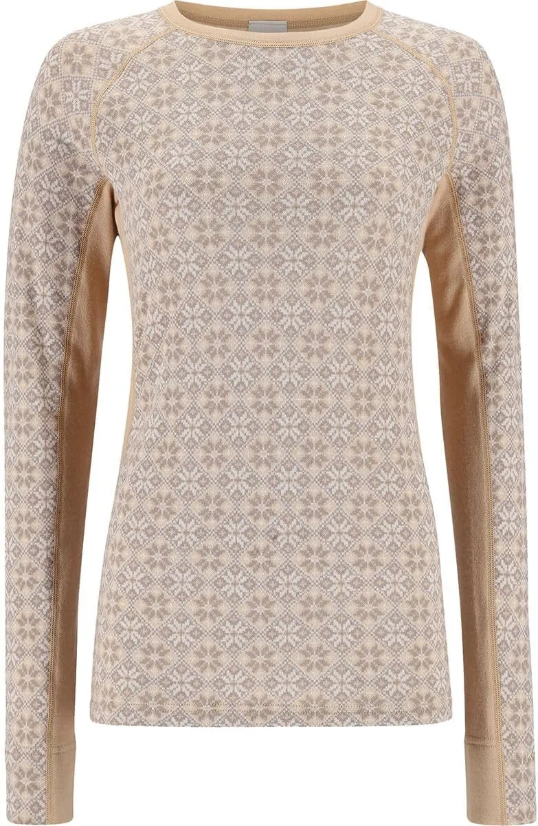 Kari Traa Rose Light Baselayer Women's Base Layer Long Sleeve Top - 100% Merino Wool Fitted Long Sleeve Knit Thermal Shirt