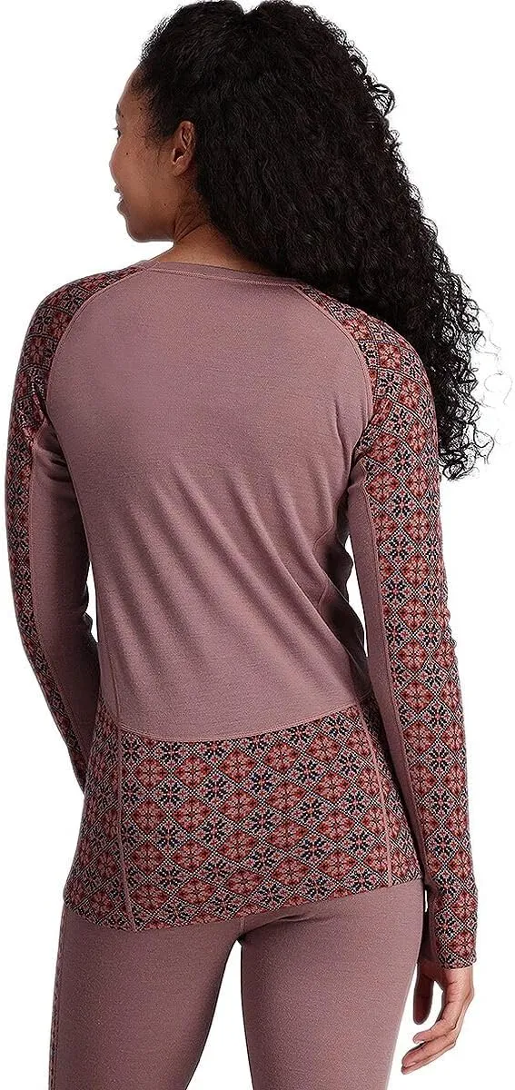 Kari Traa Rose Light Baselayer Women's Base Layer Long Sleeve Top - 100% Merino Wool Fitted Long Sleeve Knit Thermal Shirt