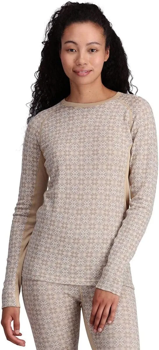 Kari Traa Rose Light Baselayer Women's Base Layer Long Sleeve Top - 100% Merino Wool Fitted Long Sleeve Knit Thermal Shirt