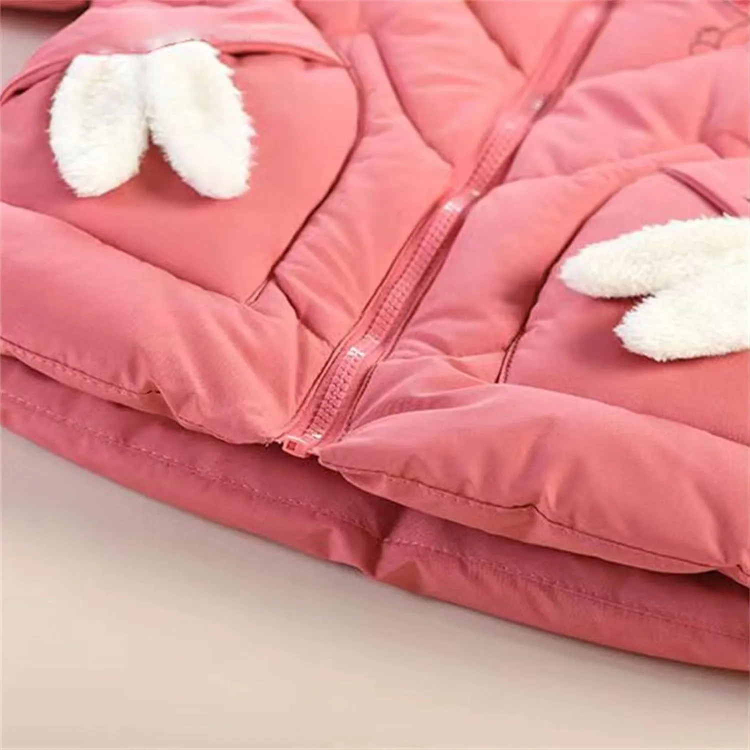 Kids Coat Winter Thick Fleece Coats Hooded Warm Puffer Jackets Baby Down Outerwear Windproof Puffer Snowsuit Outerwear
