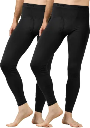 LAPASA Men's Thermal Underwear Bottom Long Johns Pants Base Layer Lightweight Midweight Heavyweight Cold Weather M10/M25/M56