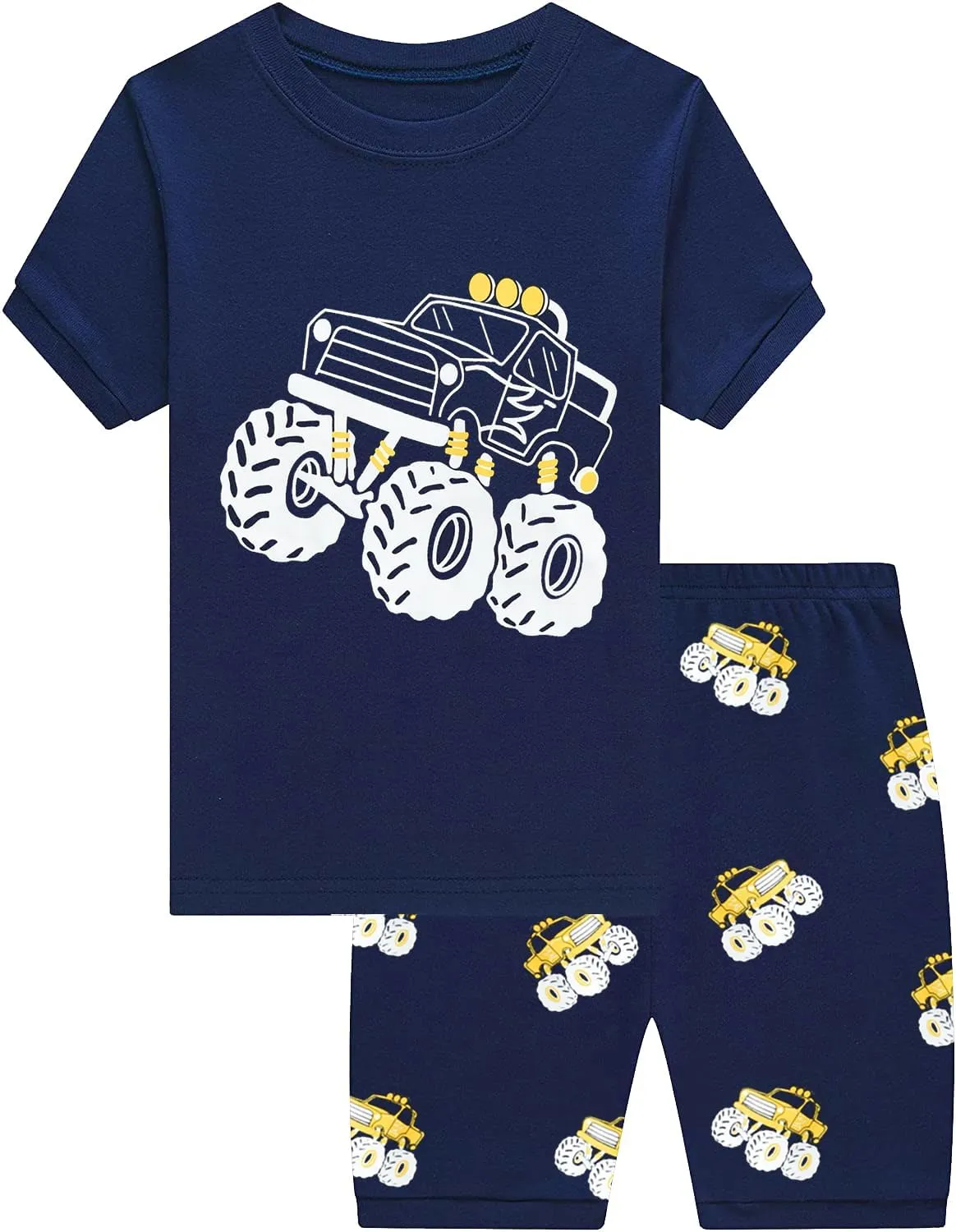 Little Hand Toddler Boys Pajamas Cotton Summer Pjs for Boy Jammies Baby Sleepwear Kids Short Sets for 2-7T