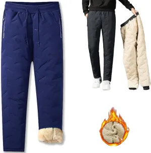 Maidenfit Fleeceactive - Unisex Fleece-Lined Waterproof Pants, Maidenfit Fleece Lined Joggers, Warm & Comfort