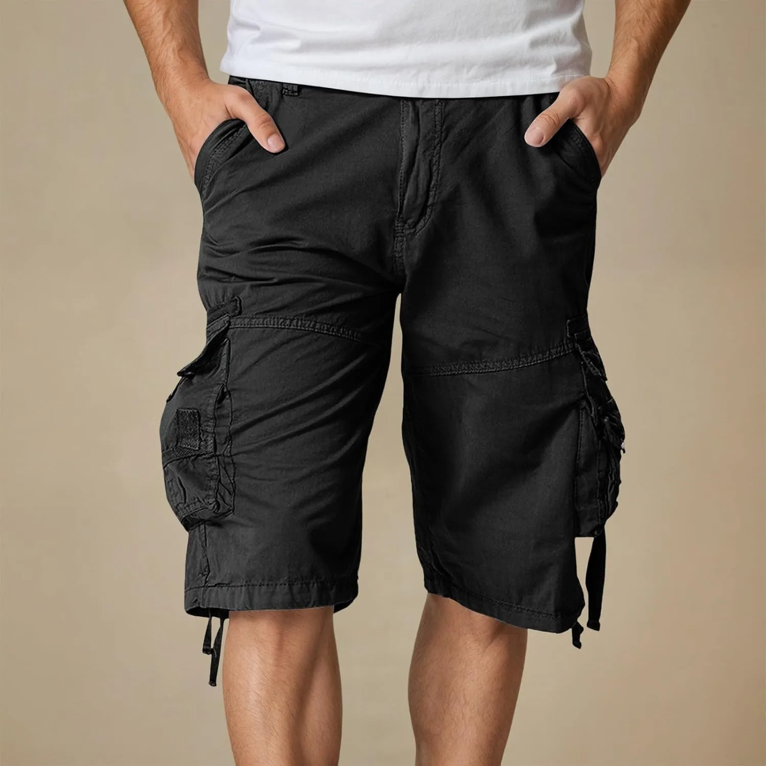 Mens Linen Pants Hiking Slacks Pajama Thermal Bike Swim Stretch with Pockets Wide Leg Basketball Casual Yoga Baggy