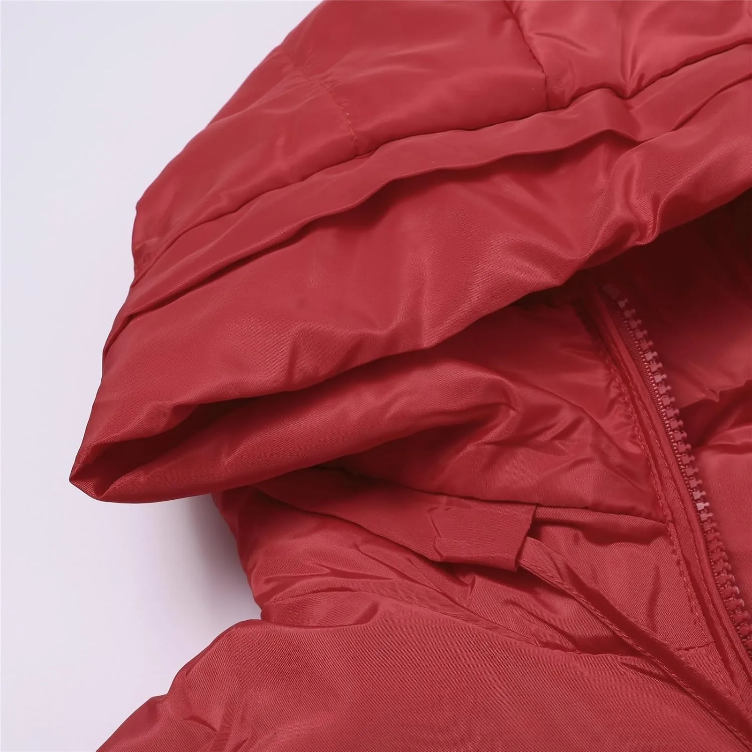 Parka Padded Long Outerwear Hooded Puffer Jacket Lightweight Winter Coat Loose Fit Winter Oversized Outfits Hooded