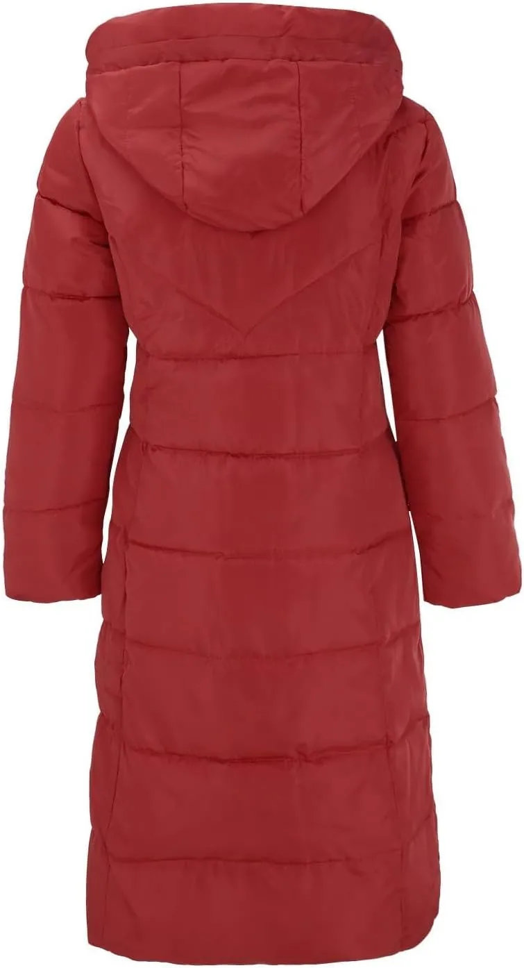 Parka Padded Long Outerwear Hooded Puffer Jacket Lightweight Winter Coat Loose Fit Winter Oversized Outfits Hooded