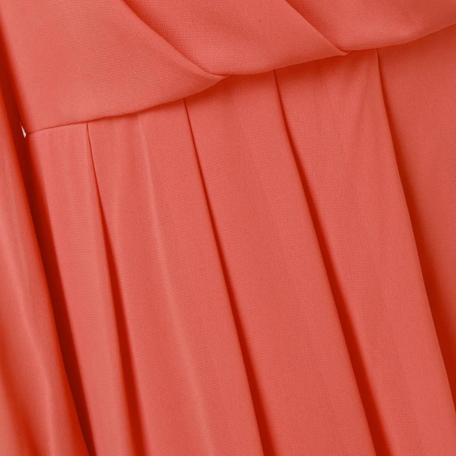 PTOLOCIF Wedding Guest Dresses for Women, Elegant Chiffon Party Long Dress Wrap V Neck Long Sleeve Pleated A-Line Flowy Dress