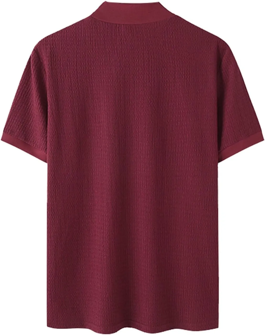 Short Sleeve Turtleneck Men Fall Thermal High Collar Pullover Solid Tops Casual Turtleneck Mock Neck Slim T Shirt