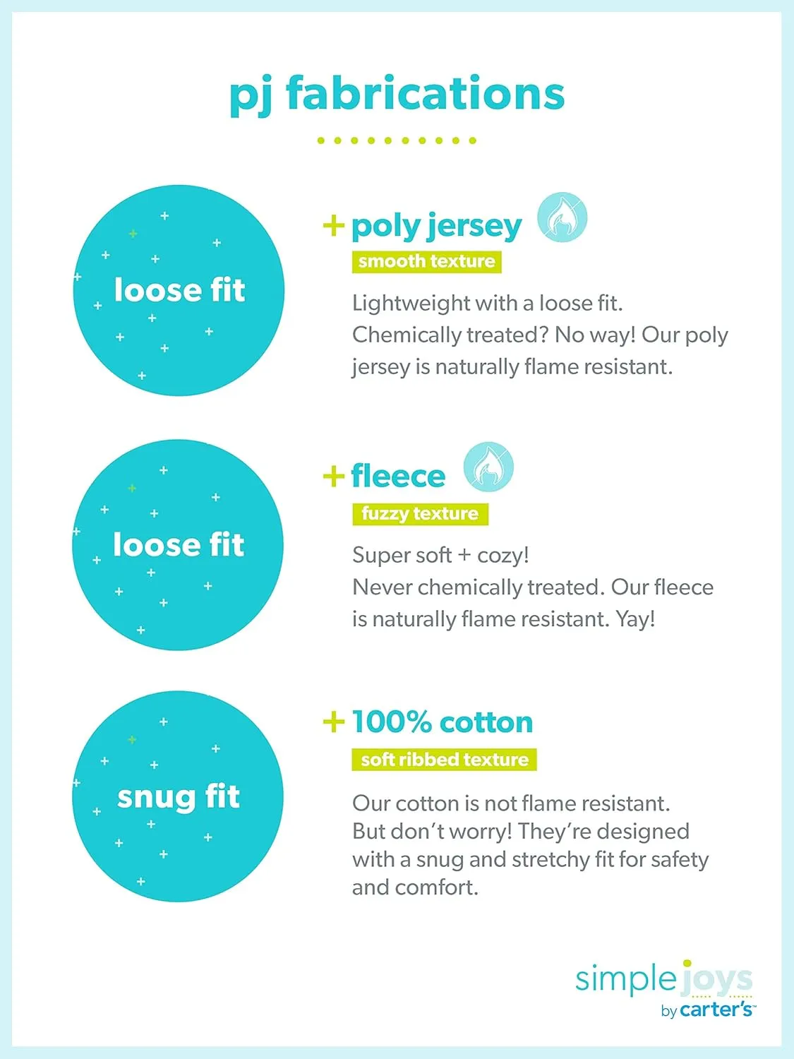 Simple Joys by Carter's baby-boys 3-pack Snug Fit Footed Cotton Pajamas