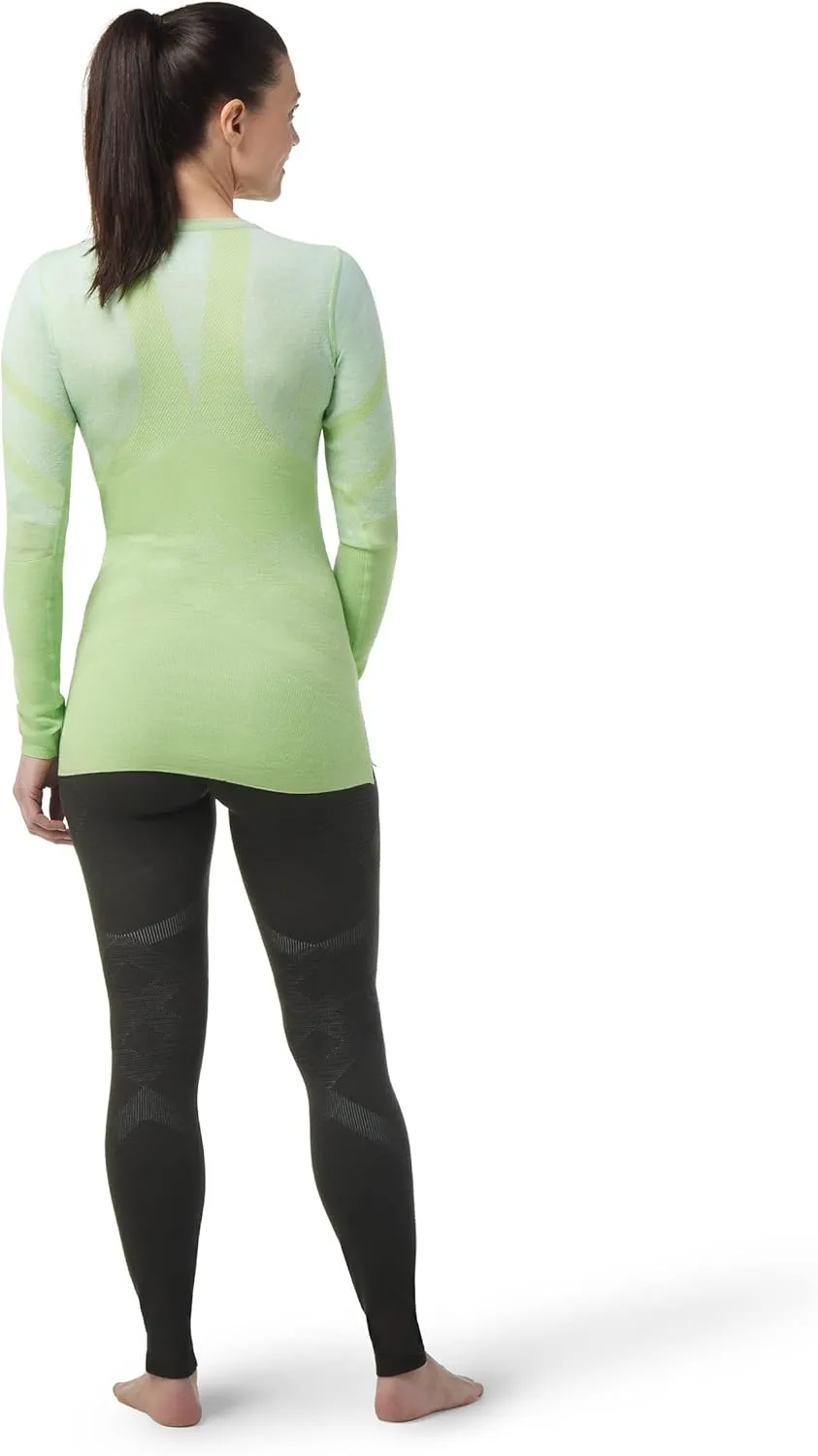 Smartwool Women's Intraknit Thermal Merino Base Layer Pattern Crew