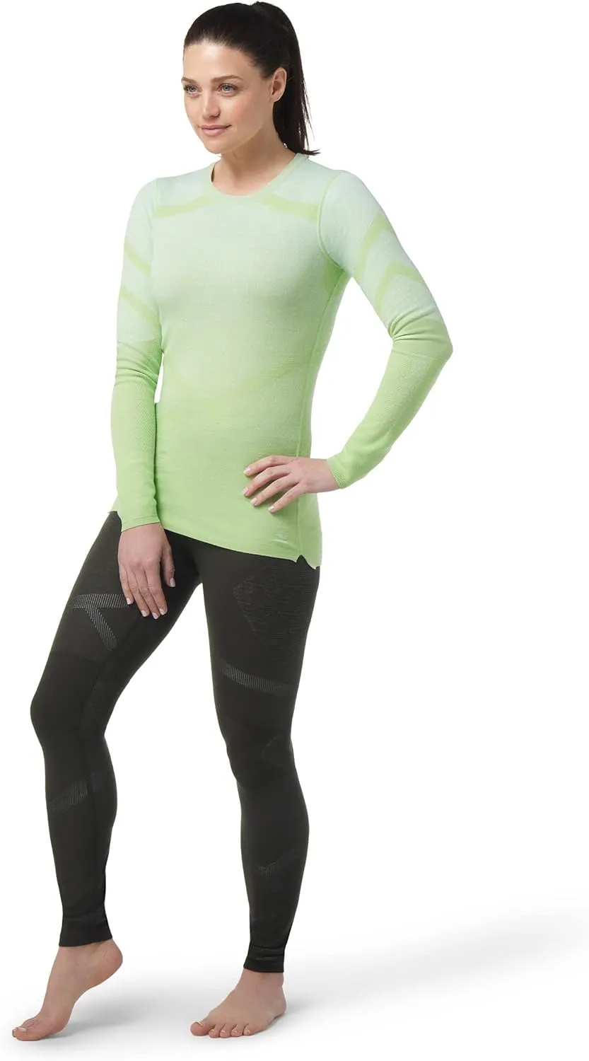 Smartwool Women's Intraknit Thermal Merino Base Layer Pattern Crew