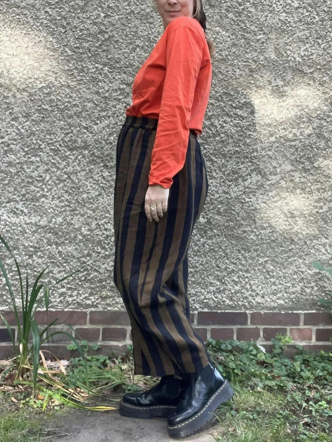 Striped 2 Piece Lounge Pants Sets for Women Y2k Gingham Outfits Sleeveless Tank Top and Wide Leg Barrel Pants Suits