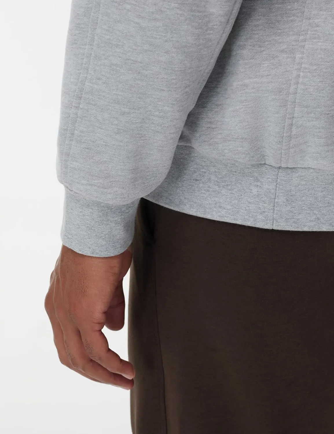 THE GYM PEOPLE Men's Half Zip Fleece Pullover Sweatshirts Midweight Mock Neck Workout Sweat Tops