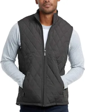 ToBeInStyle Men's Lightweight Layering Insulating Zip Up Puffer Vest