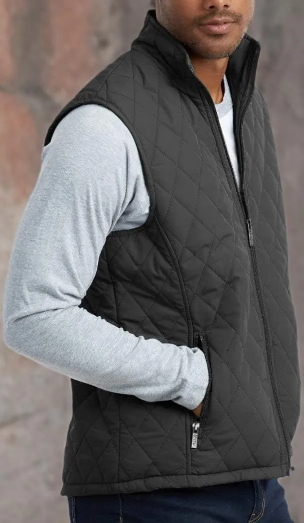 ToBeInStyle Men's Lightweight Layering Insulating Zip Up Puffer Vest