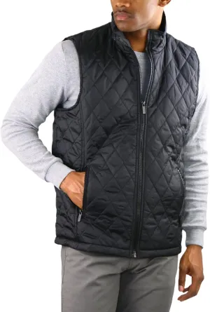 ToBeInStyle Men's Lightweight Layering Insulating Zip Up Puffer Vest