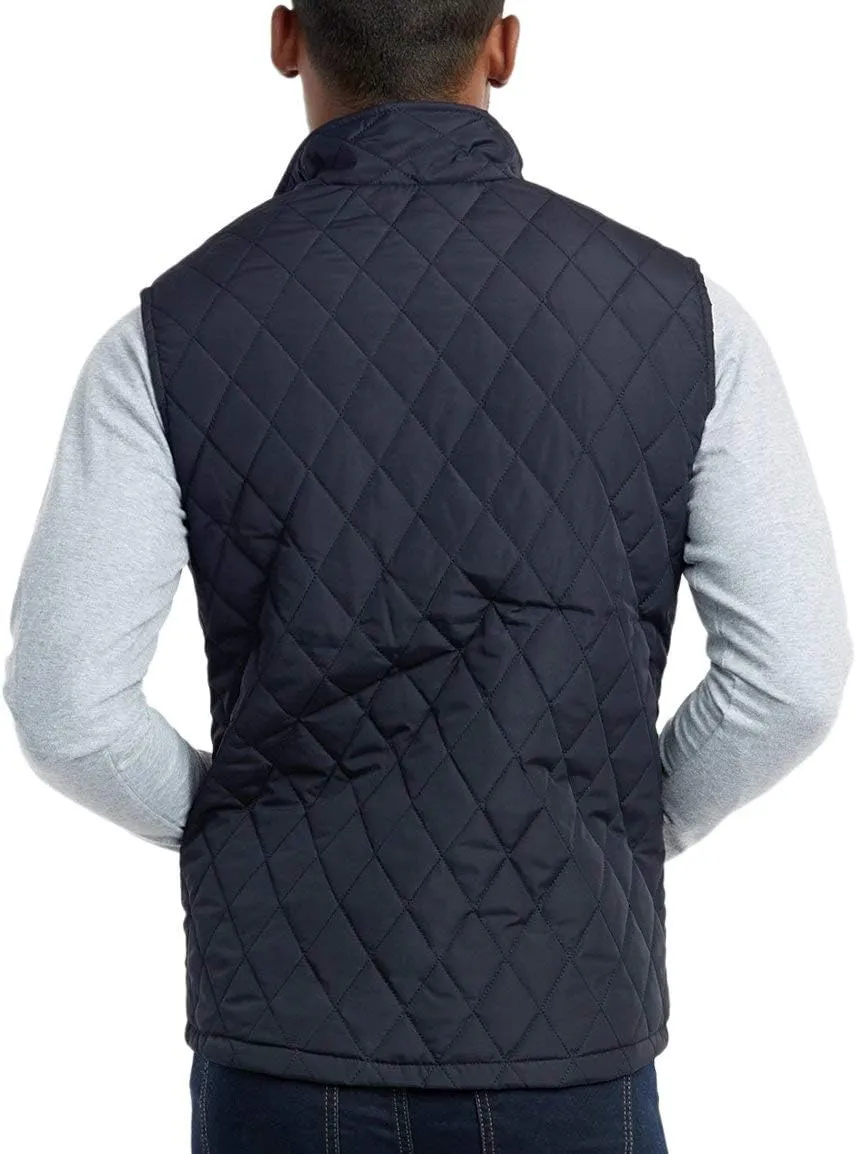 ToBeInStyle Men's Lightweight Layering Insulating Zip Up Puffer Vest