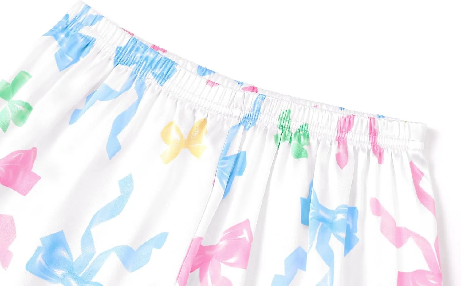 Topgal Satin Pajamas for Girls Coat Style Unicorn & Cat Silky Button Down PJ Set Size 6-16