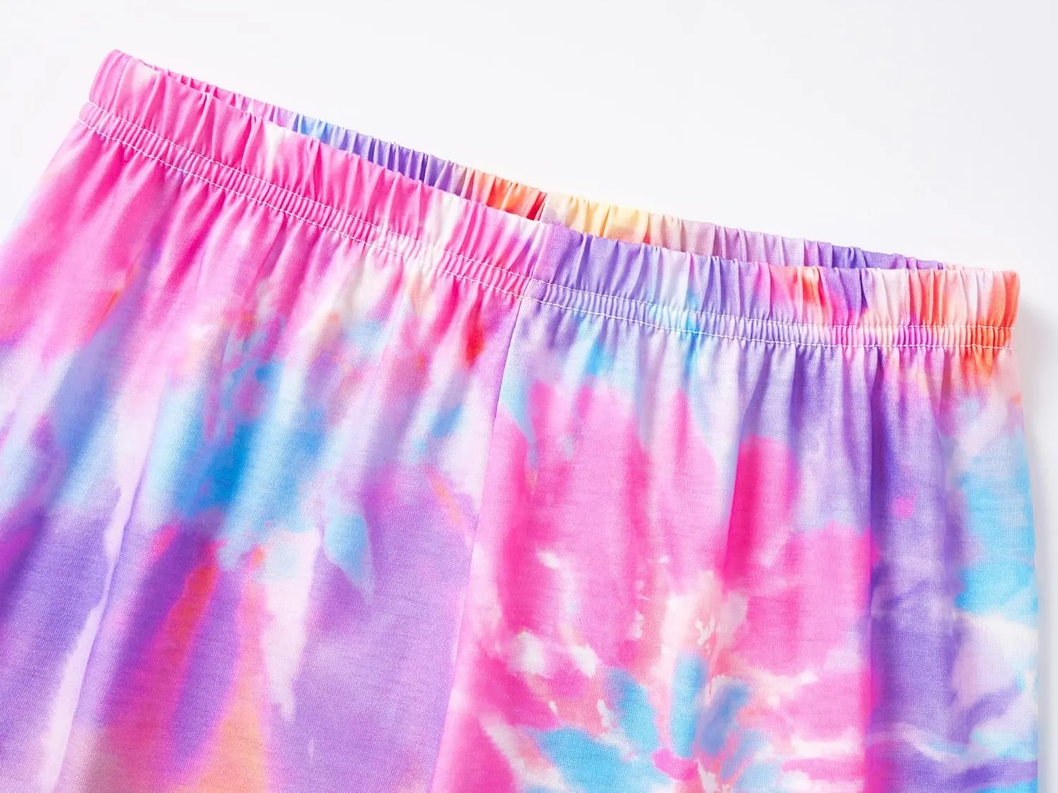 Trendy Tie Dye Spiral Pajamas for Girls 2-Piece Soft Long Sleeve & Pants PJ Set Jammies Size 6-18