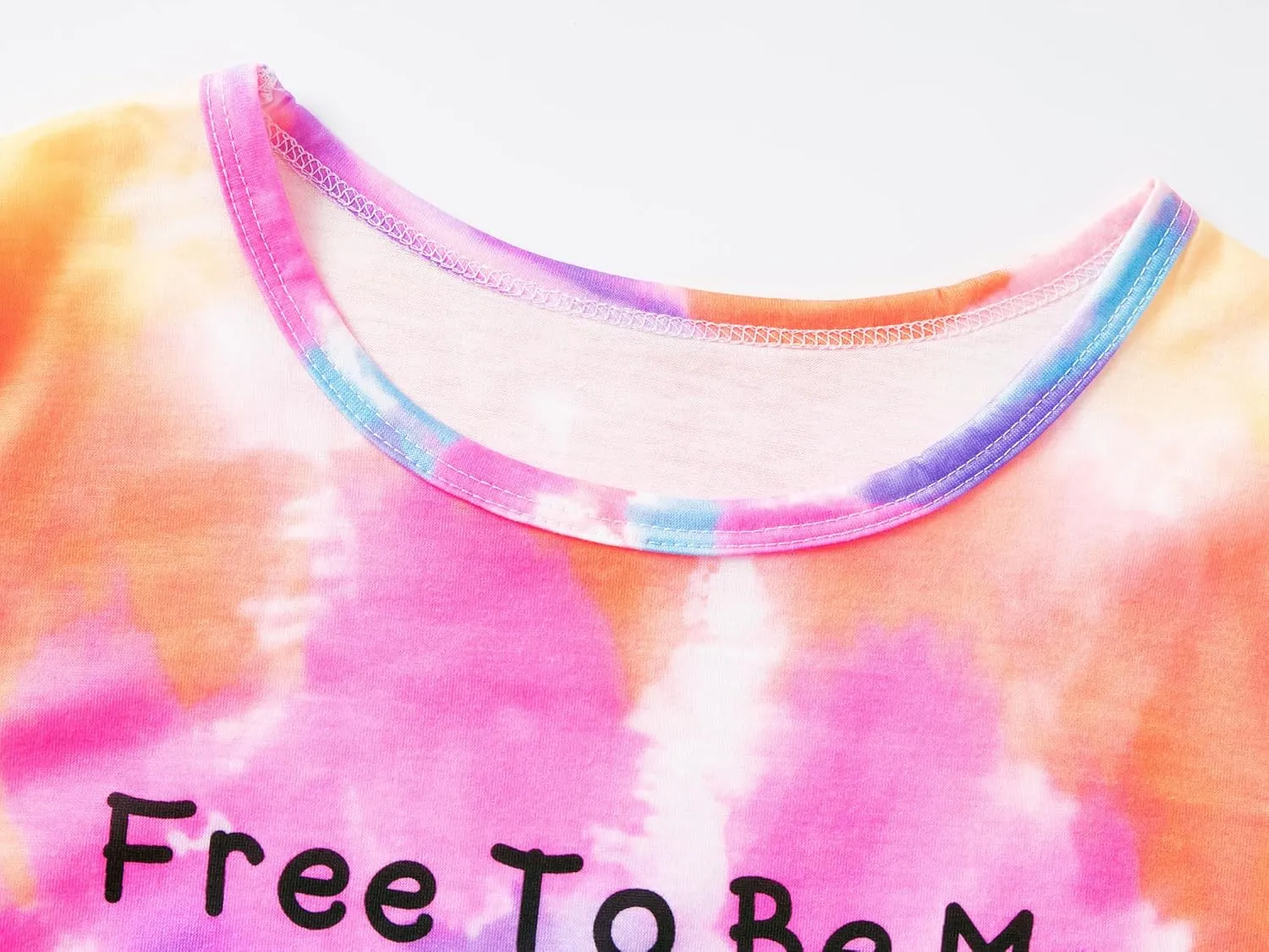Trendy Tie Dye Spiral Pajamas for Girls 2-Piece Soft Long Sleeve & Pants PJ Set Jammies Size 6-18