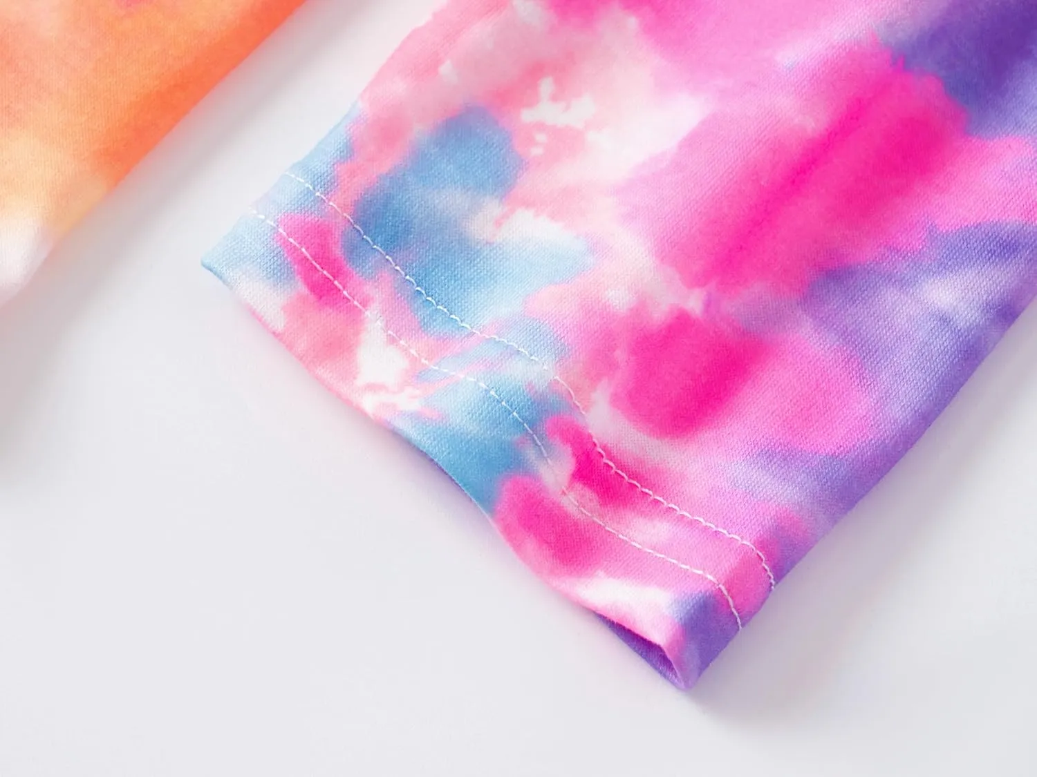 Trendy Tie Dye Spiral Pajamas for Girls 2-Piece Soft Long Sleeve & Pants PJ Set Jammies Size 6-18