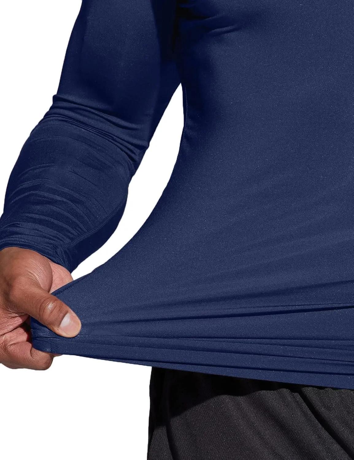 TSLA Men's Thermal Long Sleeve Compression Shirts, Athletic Base Layer Top, Winter Gear Running T-Shirt