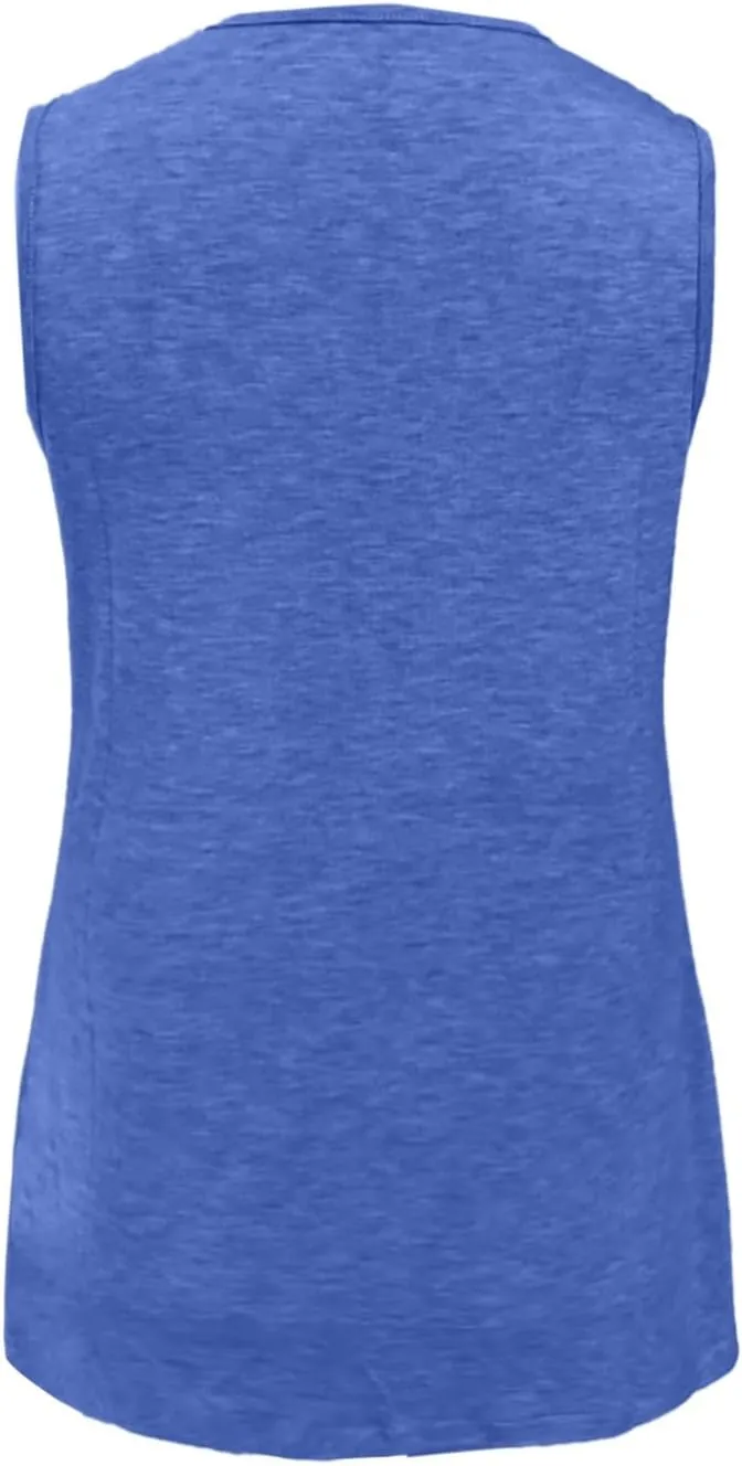 V Neck Tank Tops Women Casual Sleeveless Loose Fit Basic Fashion 2025 Summer Shirts