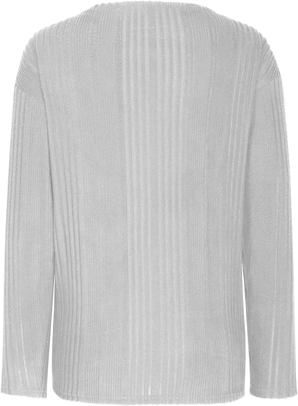 Women's Long Sleeve Tops Crewneck Pullover Sweater Basic Casual Solid Color Tops Fall Soft Drop Shoulder Sweater