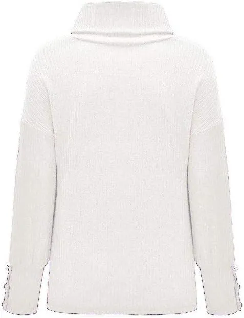 Women's Long Sleeve Turtleneck Cozy Knit Sweater,Casual Loose Pullover Jumper Tops