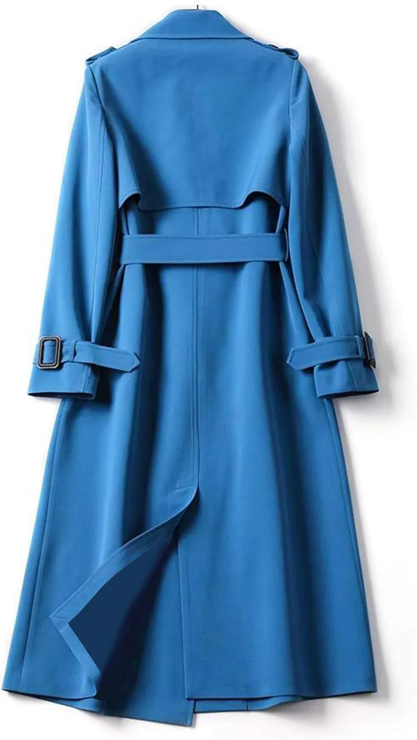 Women's Outerwear Solid Trench Windbreaker Slim Long Fit Coat Overcoat Coat Flexible Boho Outerwear Causal Oversized