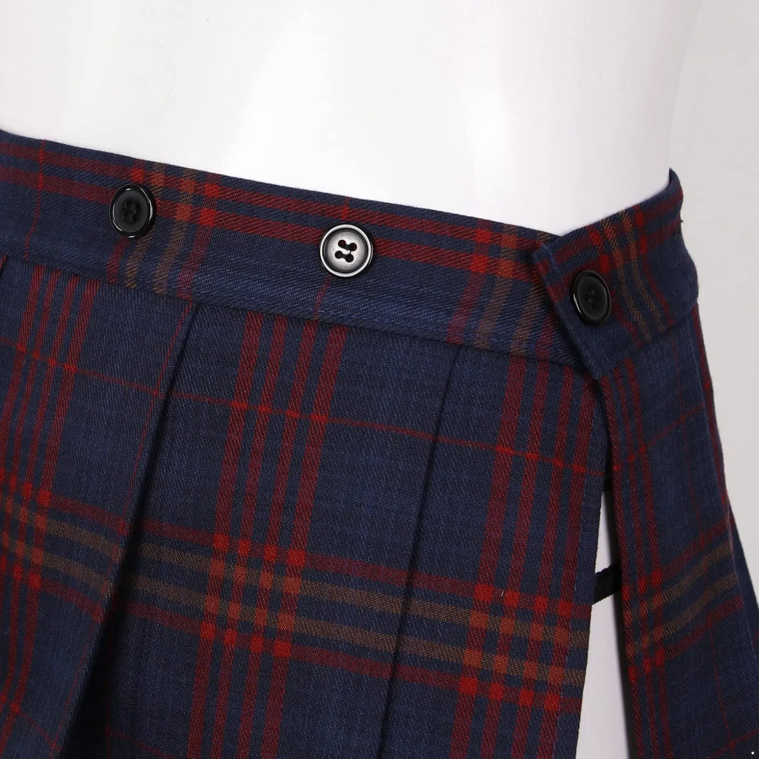 Women's Skirt Lingerie Mini Plaid Pleated Skirt Dress Schoolgirl Skirt Cosplay Costume Outifts