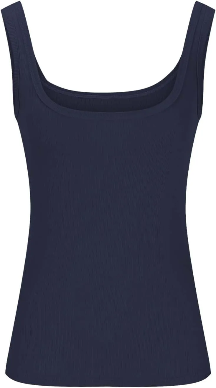 Womens Sleeveless Tank Top Ribbed Fitted Scoop Neck Sleeveless Shirts Summer Slim Cute Basic Tops 2025 Trendy