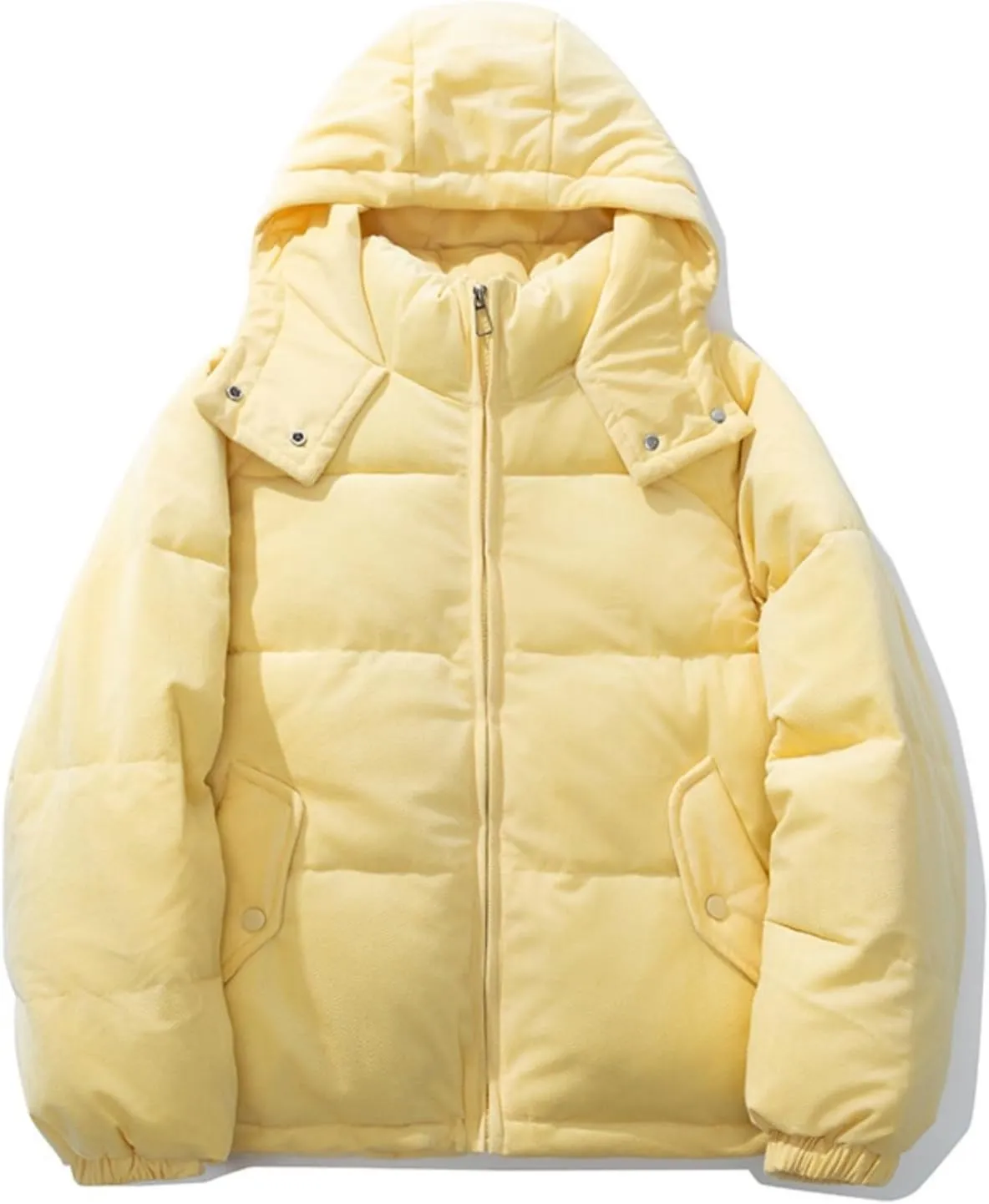 Women's Winter Coat Warm Parka Jacket Puffer Quilted Thicken Hooded Outerwear Coats Zip Up Casual Down Jackets